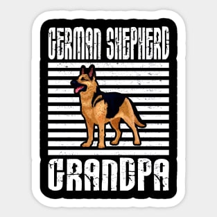 German Shepherd Grandpa Proud Dogs Sticker